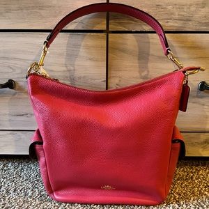 NWT COACH BRIGHT PINK SHOULDER/CROSSBODY BAG